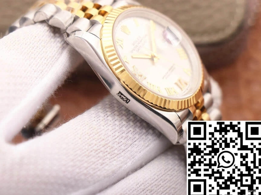 Diamond Yellow Gold Rolex EW Dial Datejust M126233-0031 Factory 0503